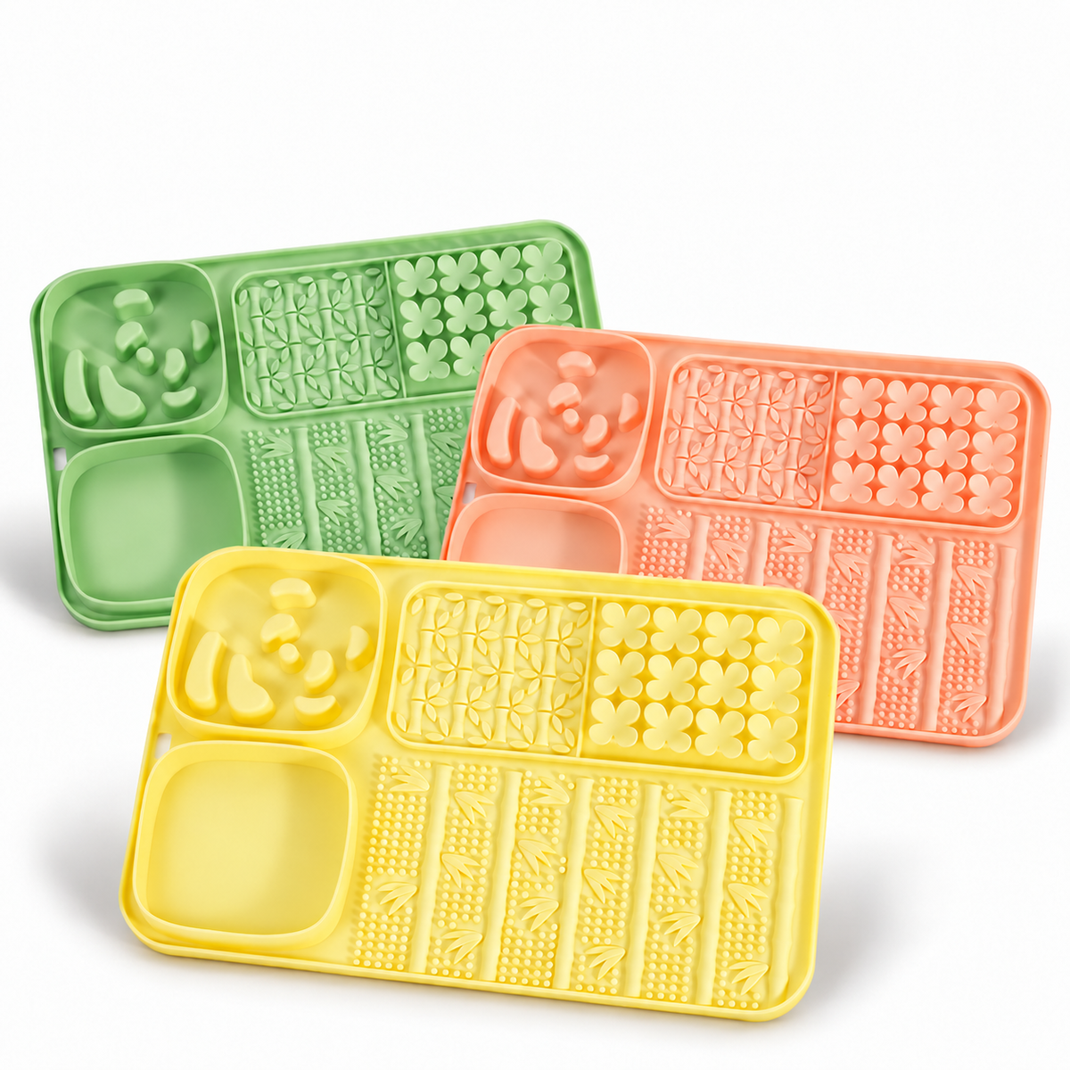 5-in-1 Silicone Lick Mat & Slow Feeder for Cats and Dogs