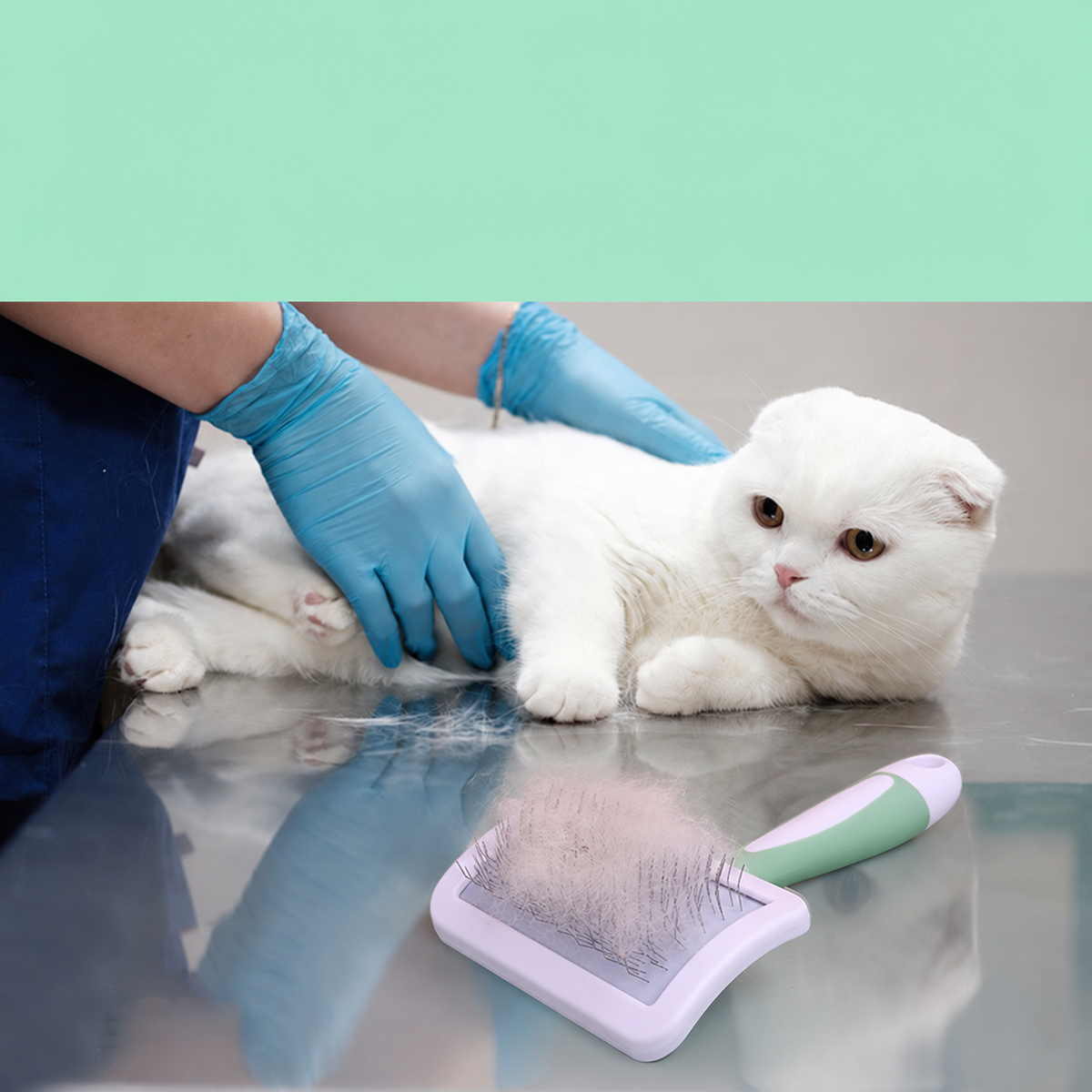Pet Slicker Brush for Cats &amp; Dogs