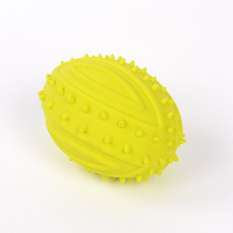 Squeaky Football Dog Toy