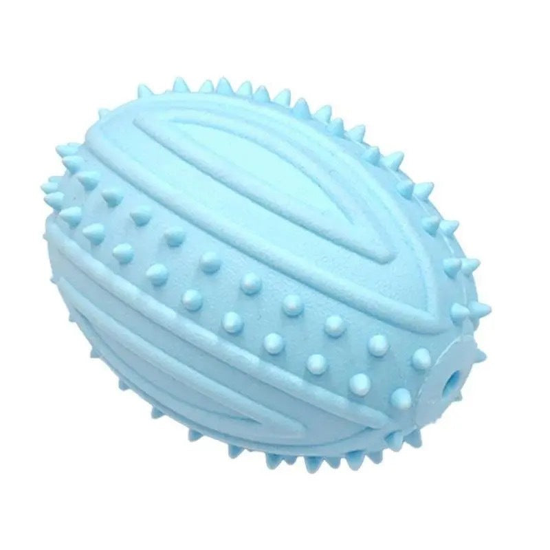 Squeaky Football Dog Toy