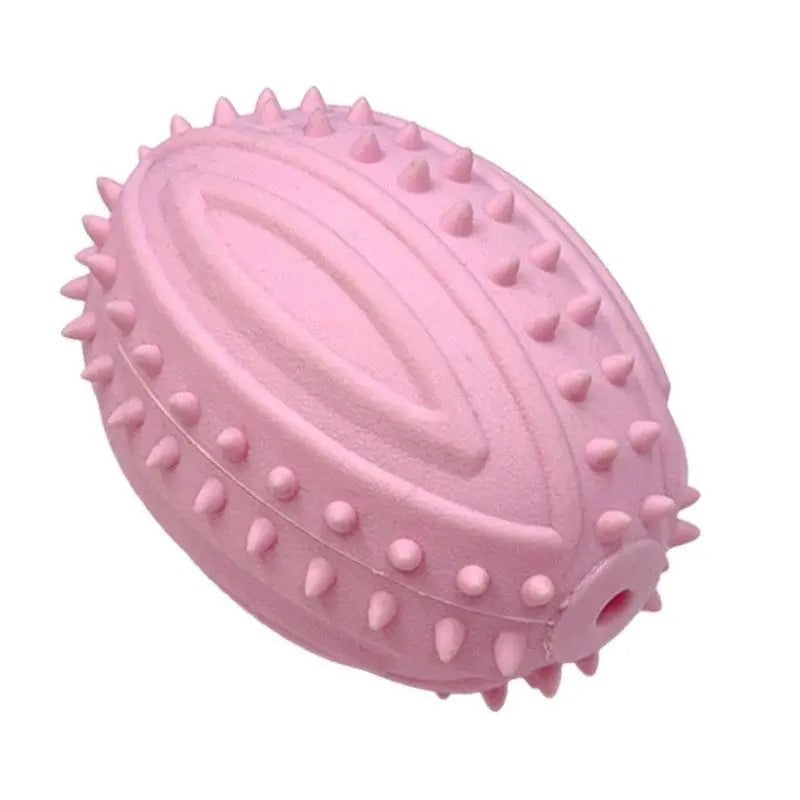 Squeaky Football Dog Toy