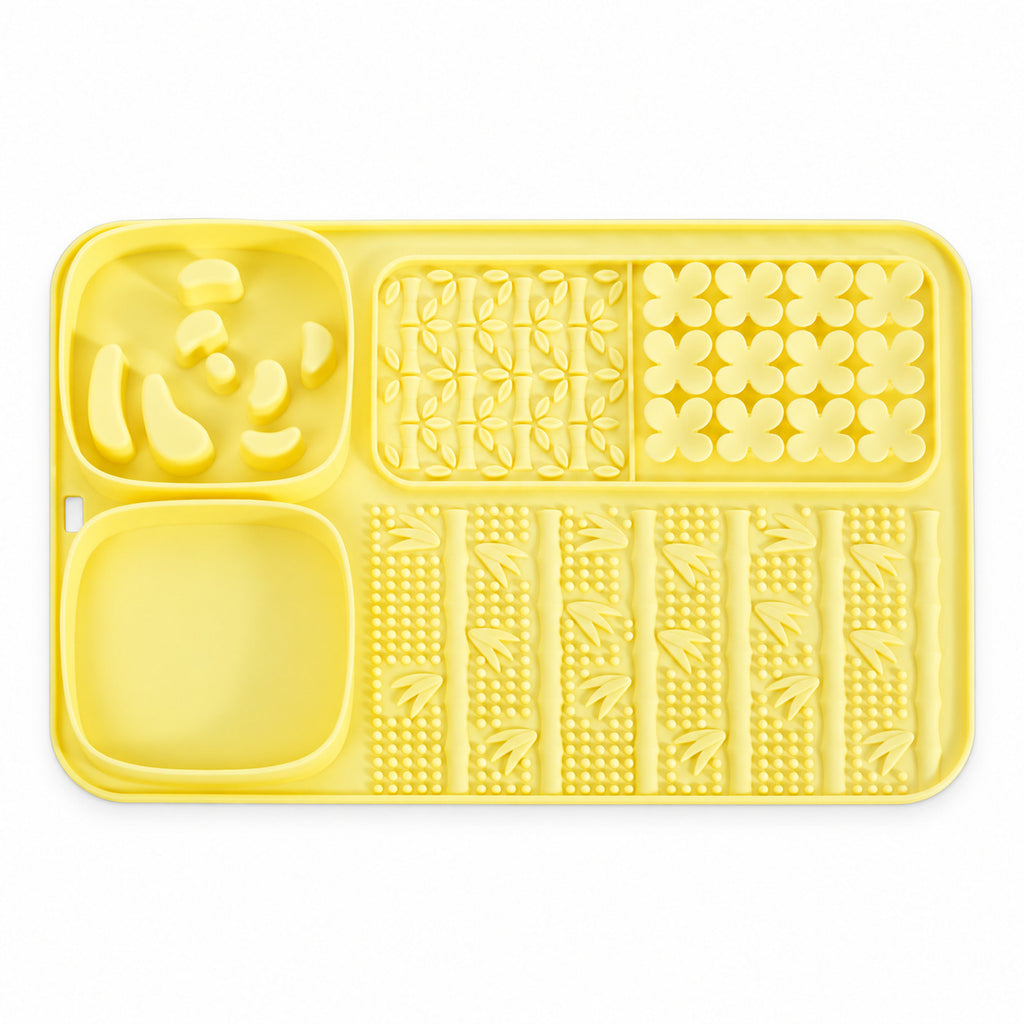 5-in-1 Silicone Lick Mat & Slow Feeder for Cats and Dogs